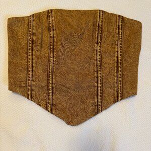 Jean Corset Top (Strapless)